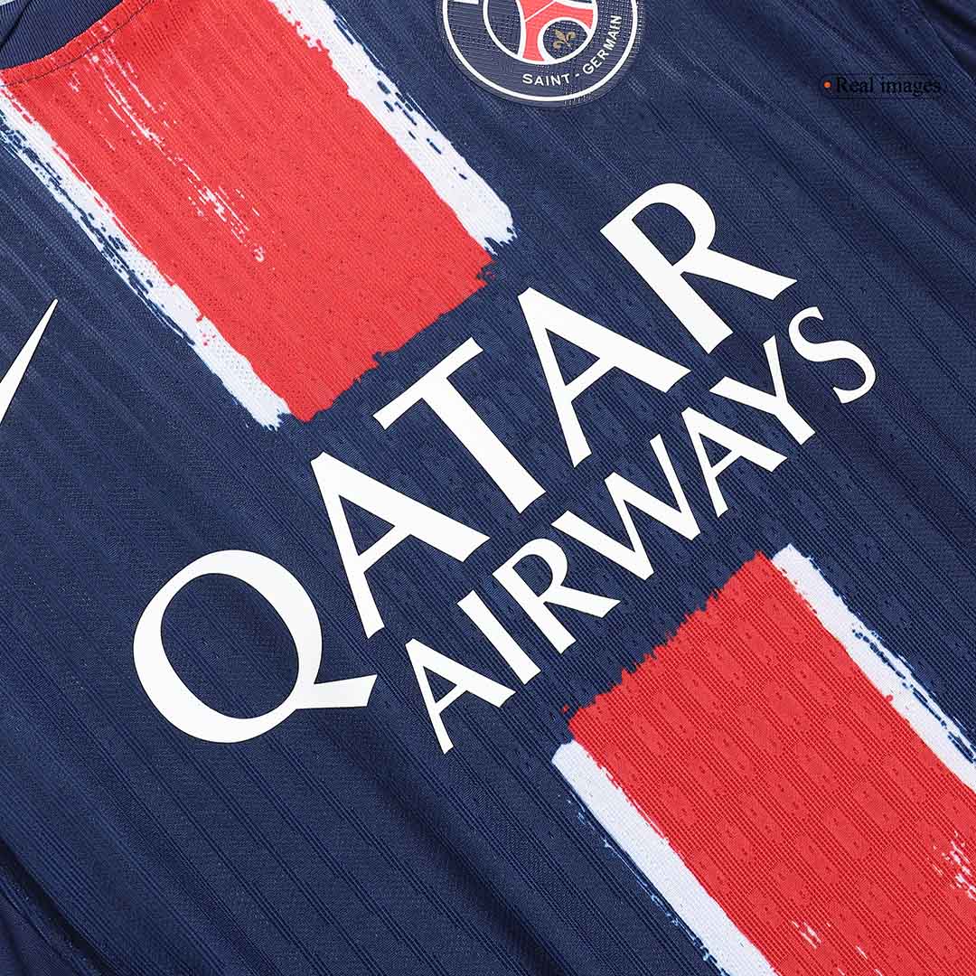 Soccer Kits Authentic KVARATSKHELIA #7 PSG Home Soccer Jersey 2024/25 Navy