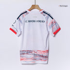 Maillot de football extérieur Bayern Munich 2025/26 pour enfant (maillot, short, chaussettes) Blanc