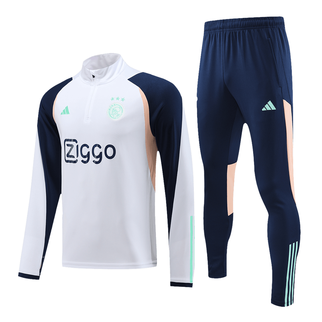 Soccer Kits Ajax Zipper Sweatshirt Kit(Top+Pants) 2023/24