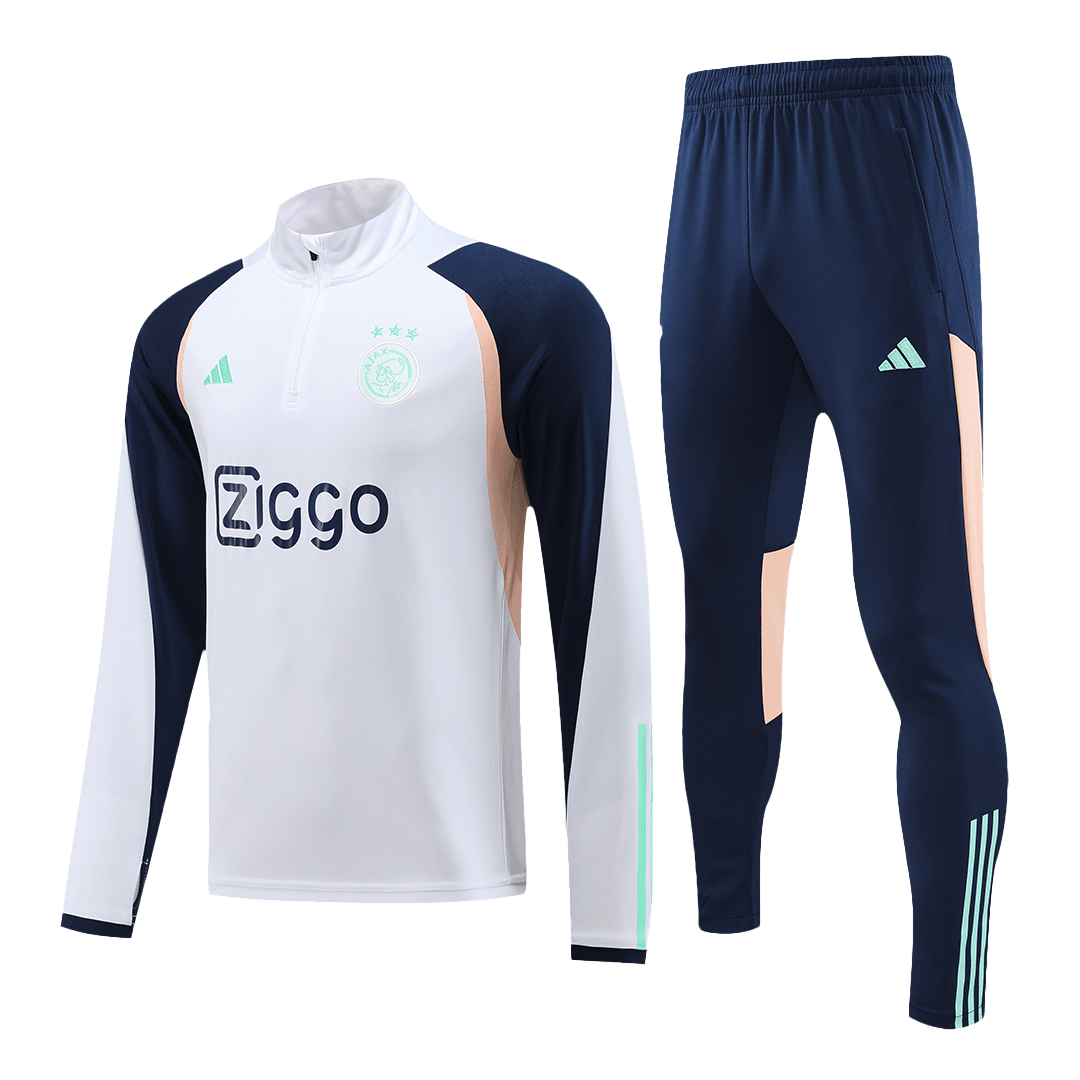 Soccer Kits Ajax Zipper Sweatshirt Kit(Top+Pants) 2023/24