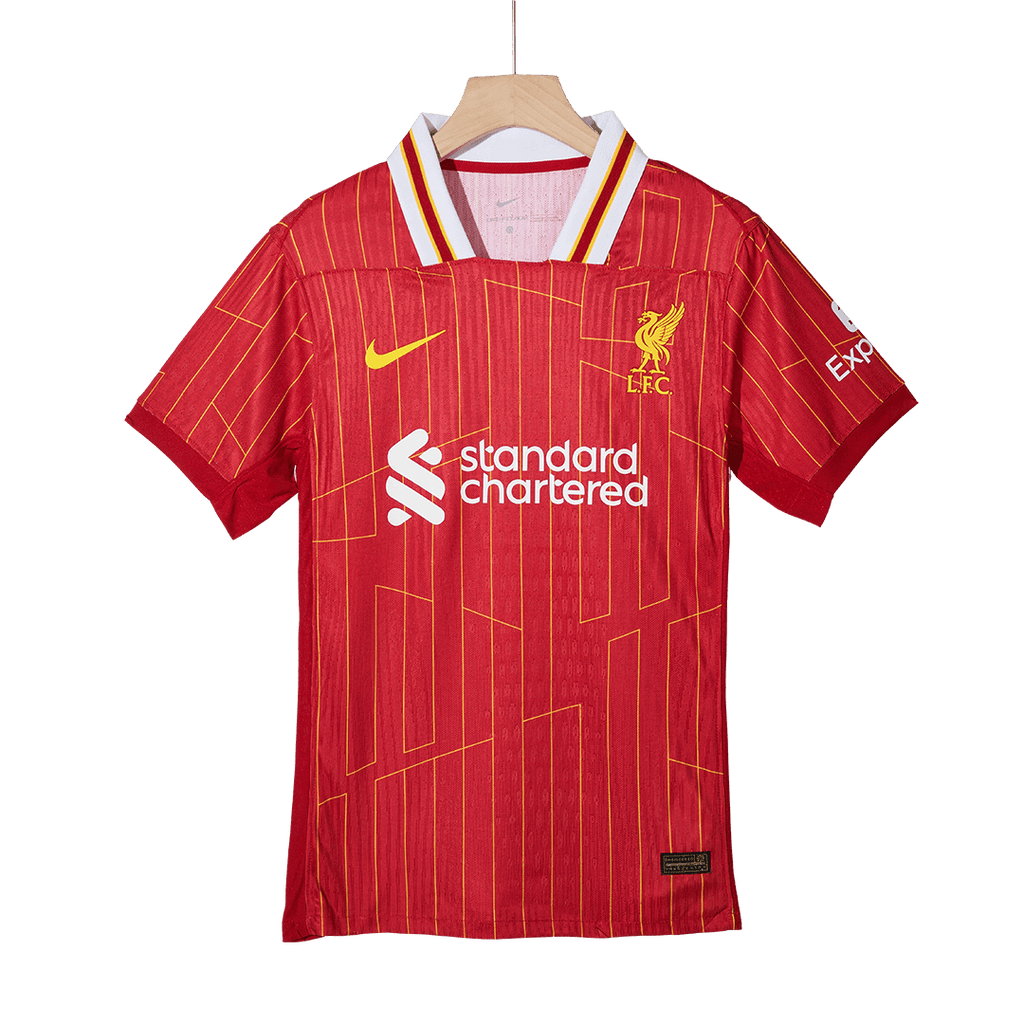 Soccer Kits Authentic CHAMPIONS #20  Liverpool Home Soccer Jersey 2024/25 Red