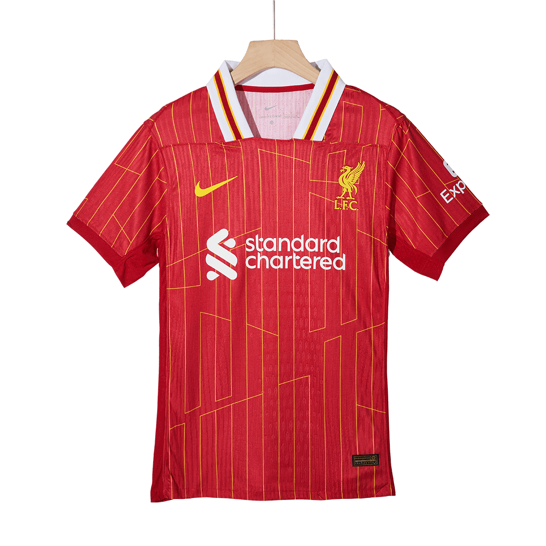 Soccer Kits Authentic Liverpool Home Soccer Jersey Red - CHAMPIONS 24/25