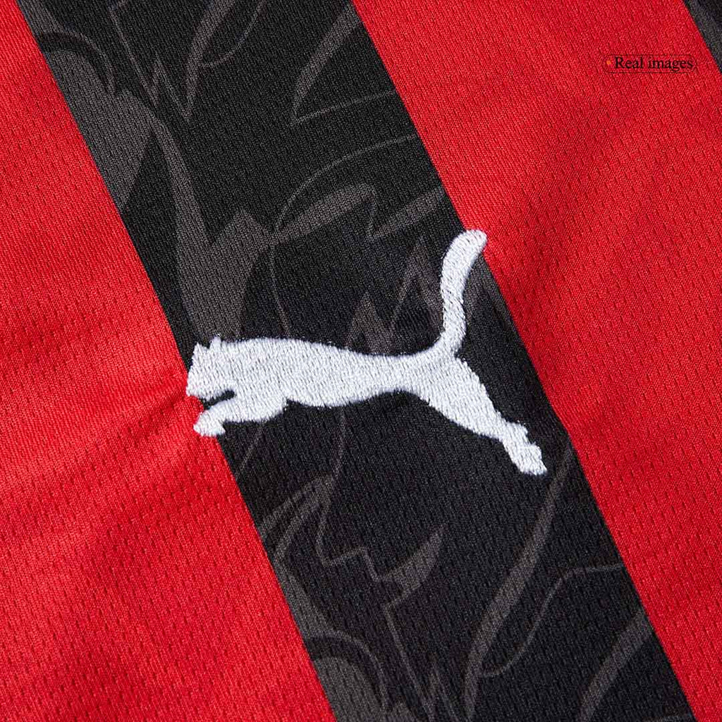 Maillot de football MODRIĆ #14 AC Milan Domicile 2025/26 Rouge et Noir