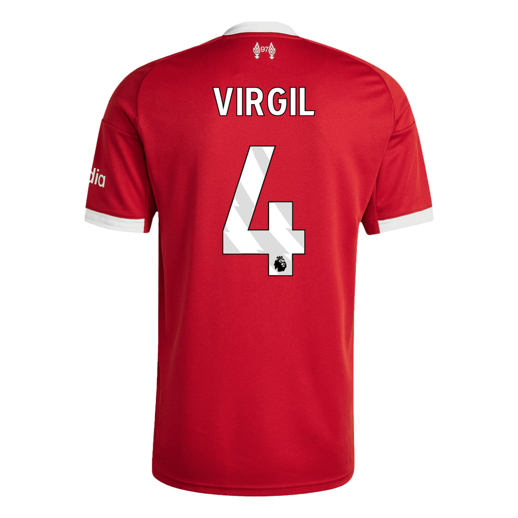 Maillot de football domicile VIRGIL #4 Liverpool 2025/26 Rouge