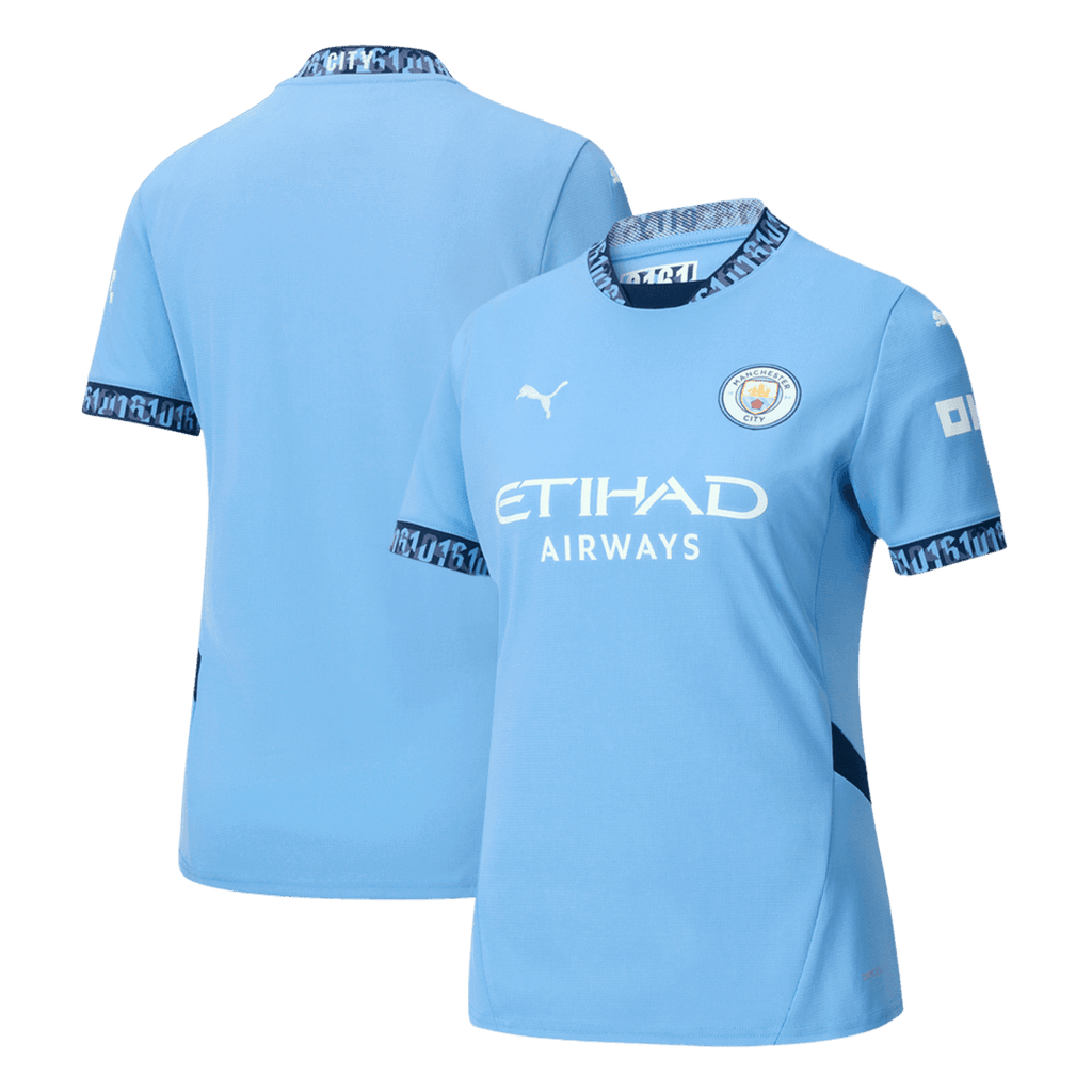 Soccer Kits Women's Manchester City Home Soccer Jersey Shirt 2024/25