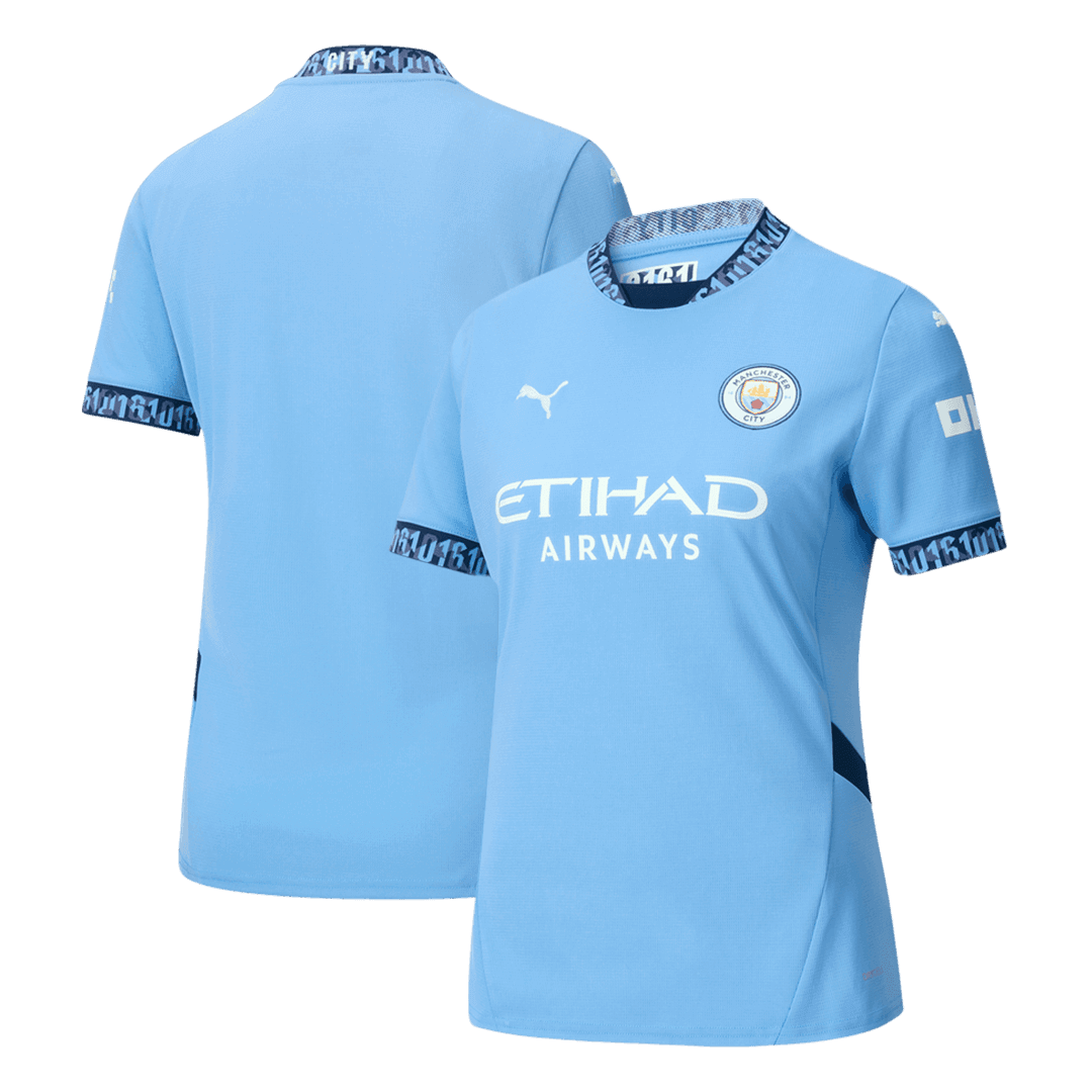 Soccer Kits Women's Manchester City Home Soccer Jersey Shirt 2024/25