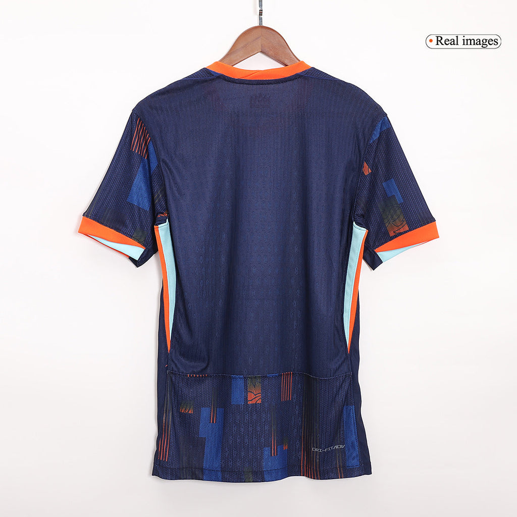 Soccer Kits Authentic Netherlands Away Soccer Jersey Euro 2024