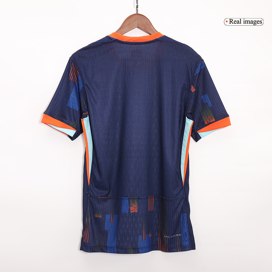 Soccer Kits Authentic Netherlands Away Soccer Jersey Euro 2024