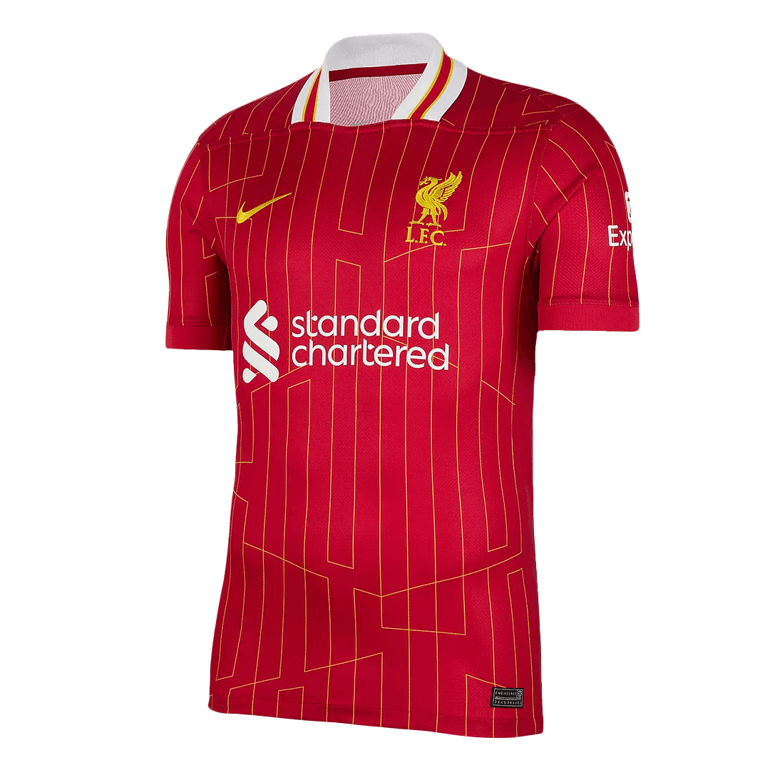 Camiseta de fútbol local VIRGIL #4 del Liverpool 2024/25