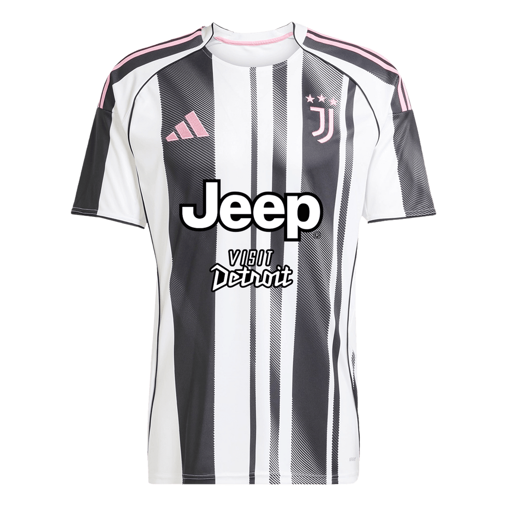 Maillot de football domicile Juventus 2025/26 (maillot + short) noir et blanc