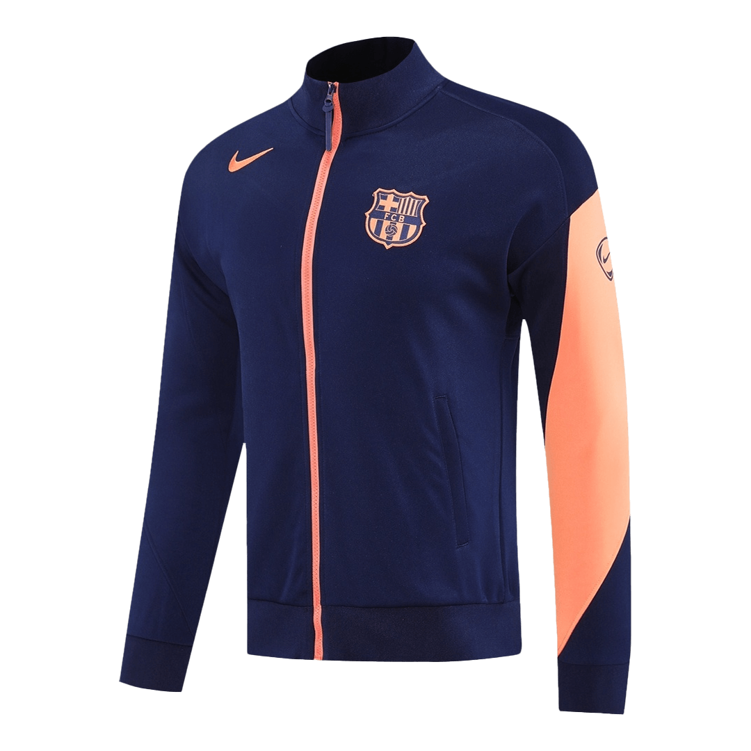 Soccer Kits 25/26 Barcelona Training Jacket Navy&Orange
