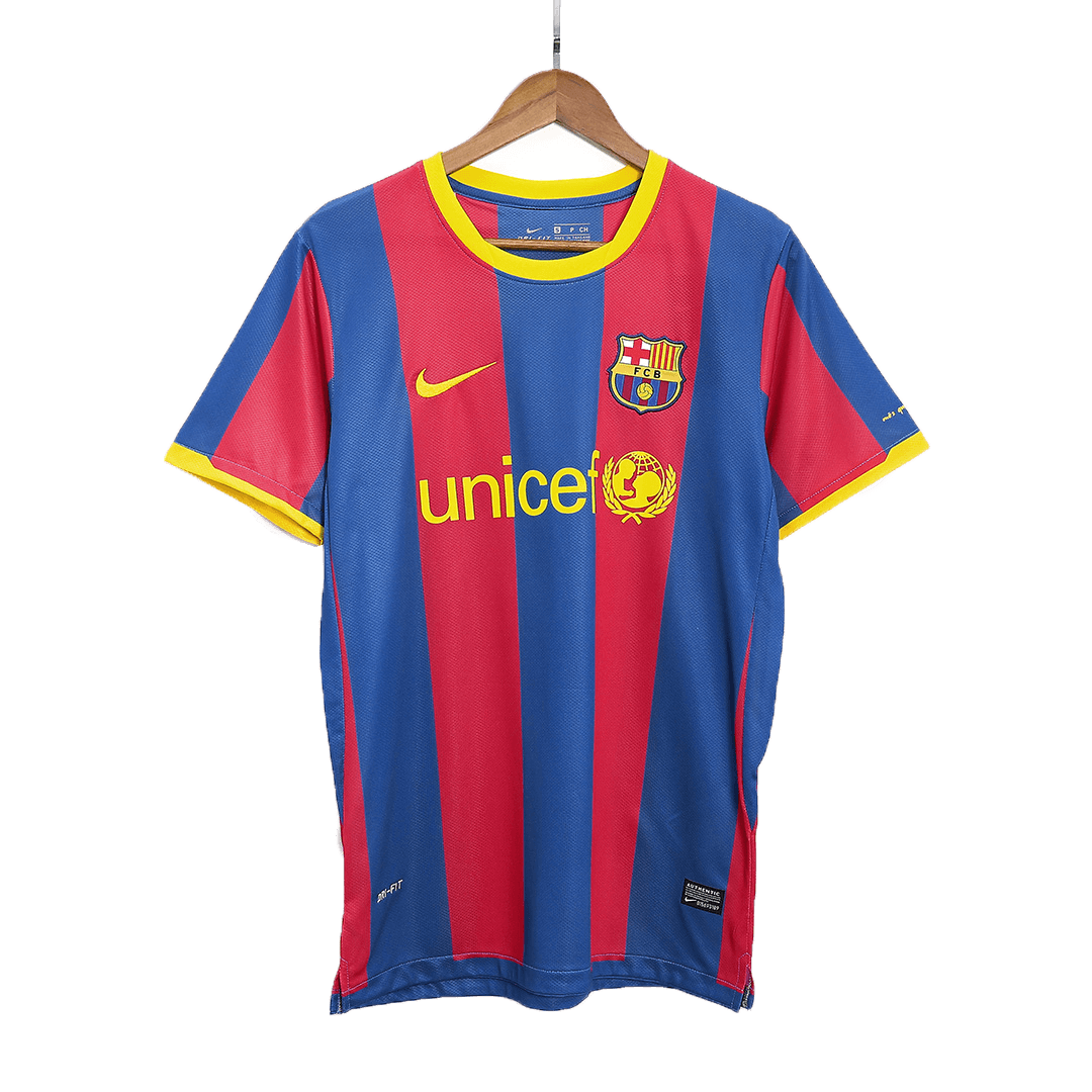 Camiseta de fútbol retro del Barcelona 2010/11