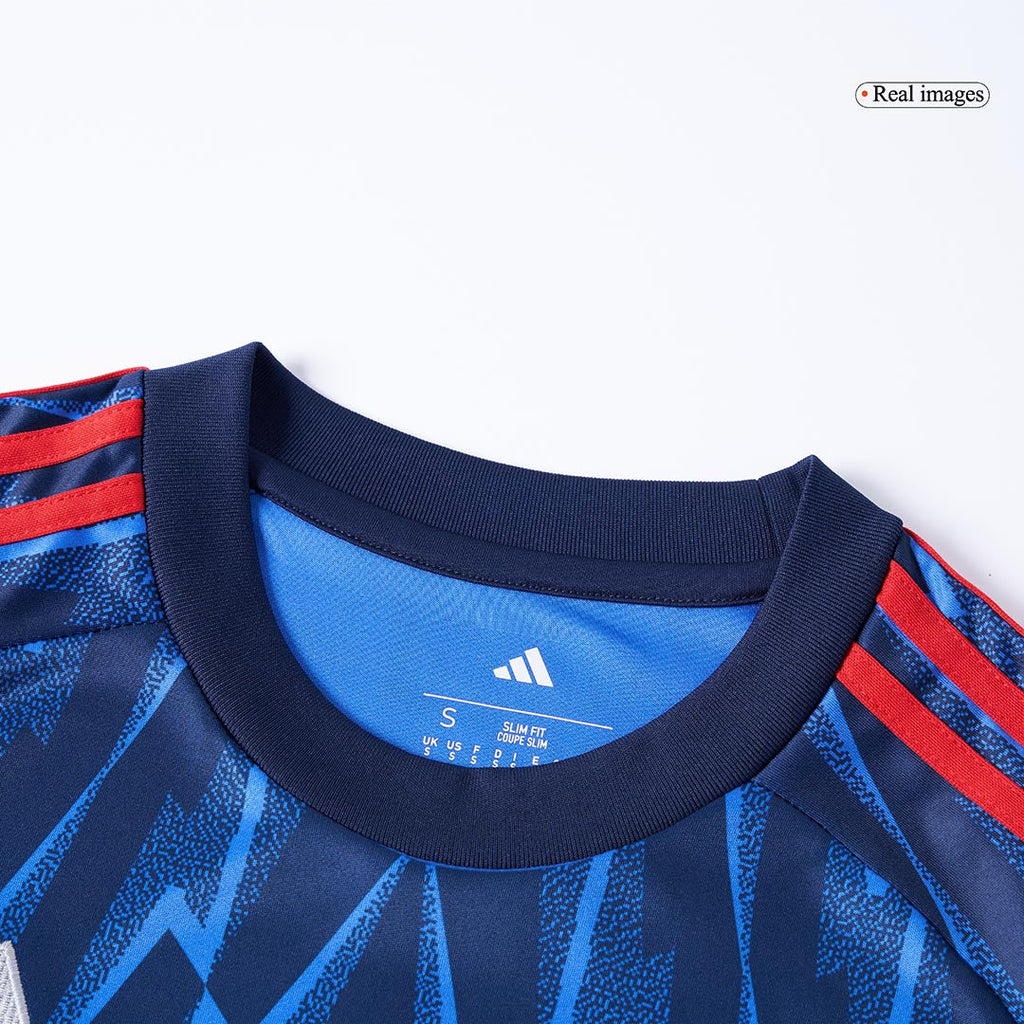 Soccer Kits Arsenal Away Soccer Jersey Kit(Jersey+Shorts) 2025/26 Blue