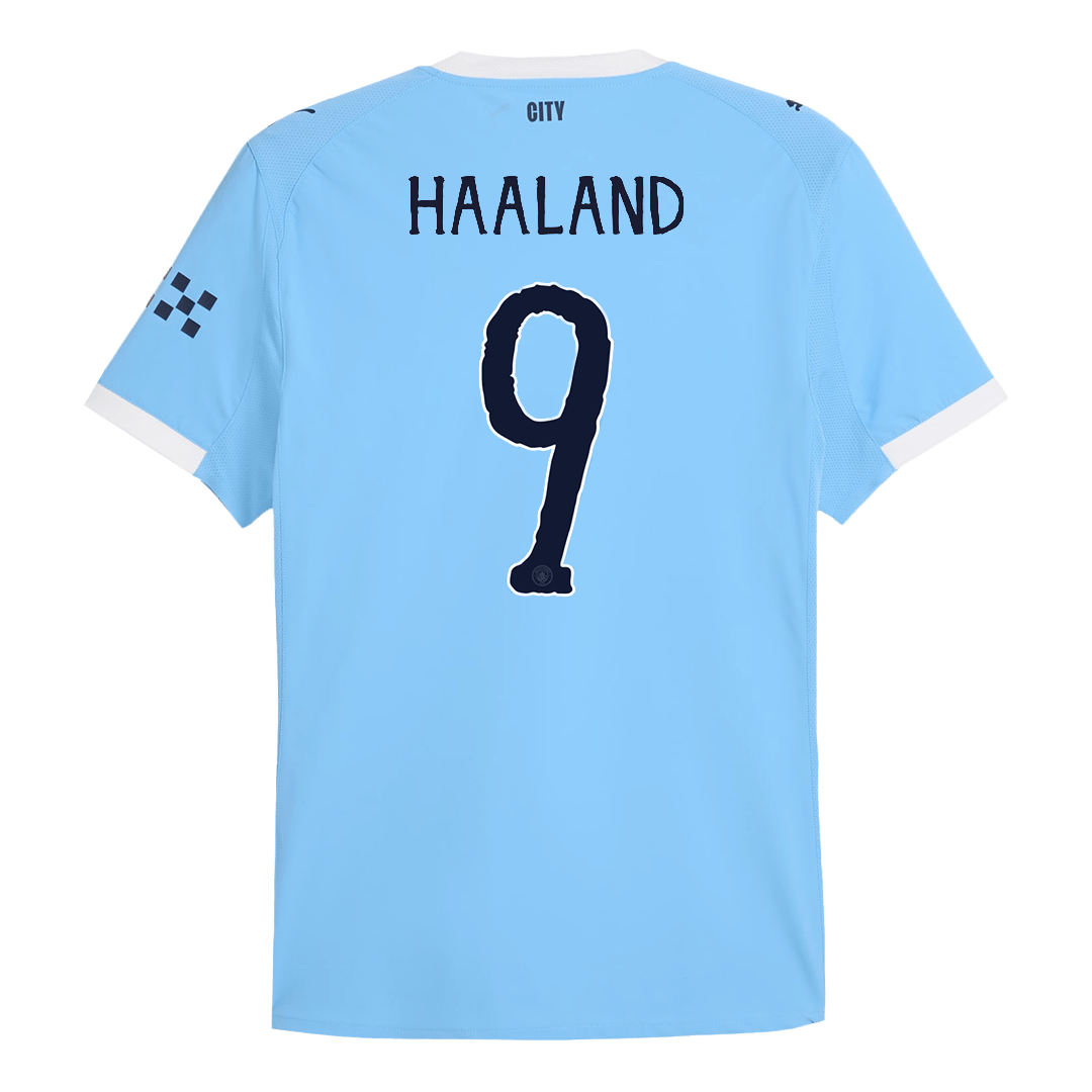 Soccer Kits Authentic HAALAND #9 Manchester City Home Soccer Jersey 2025/26 Blue - Club World Cup